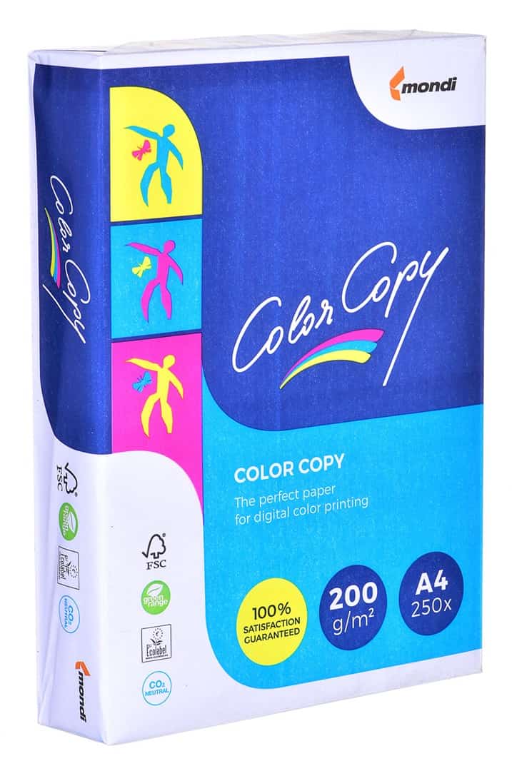 Papier xero Mondi Color Copy A4 200g/m2 250 arkuszy