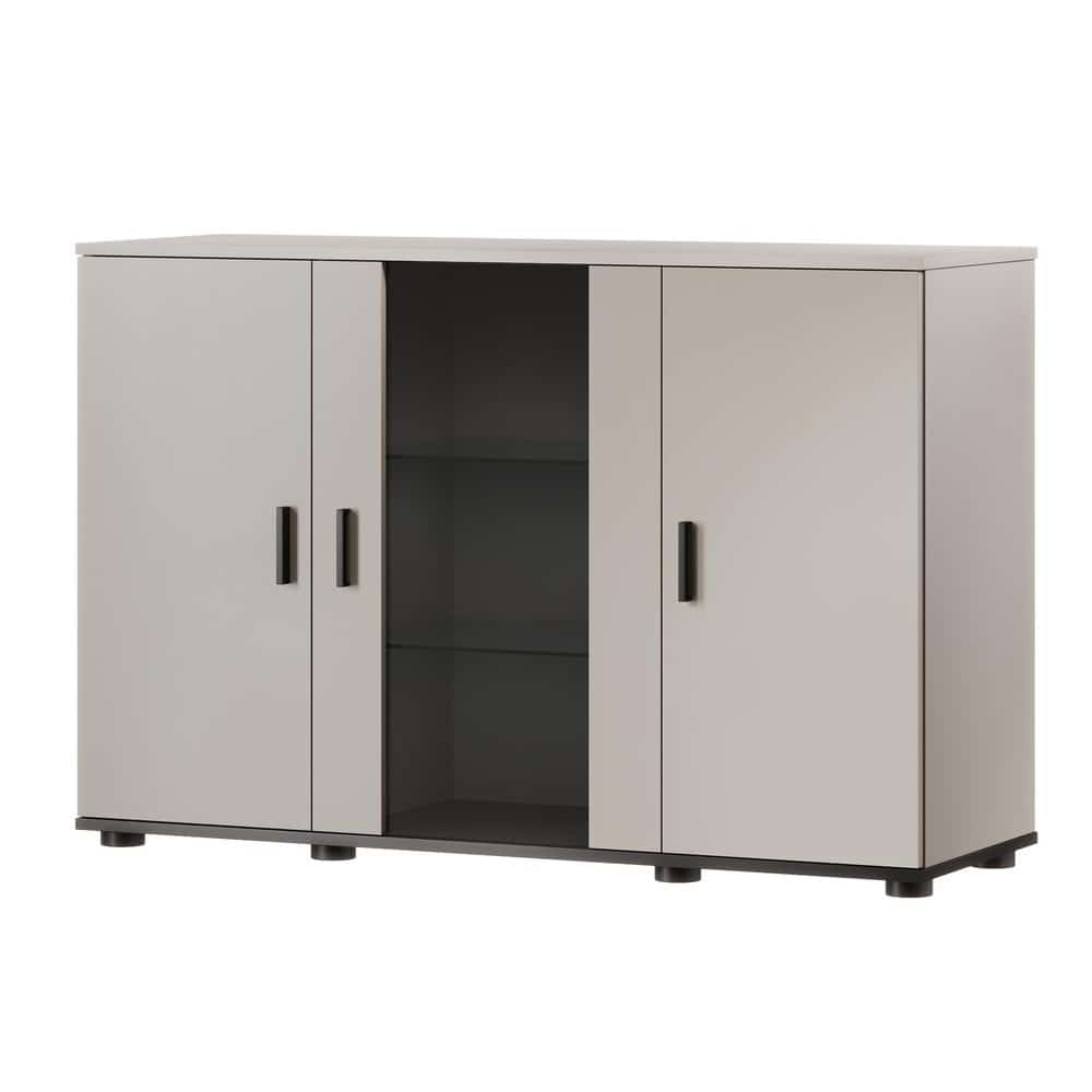 Komoda SOHO 120x41x80 kaszmir+ czarny