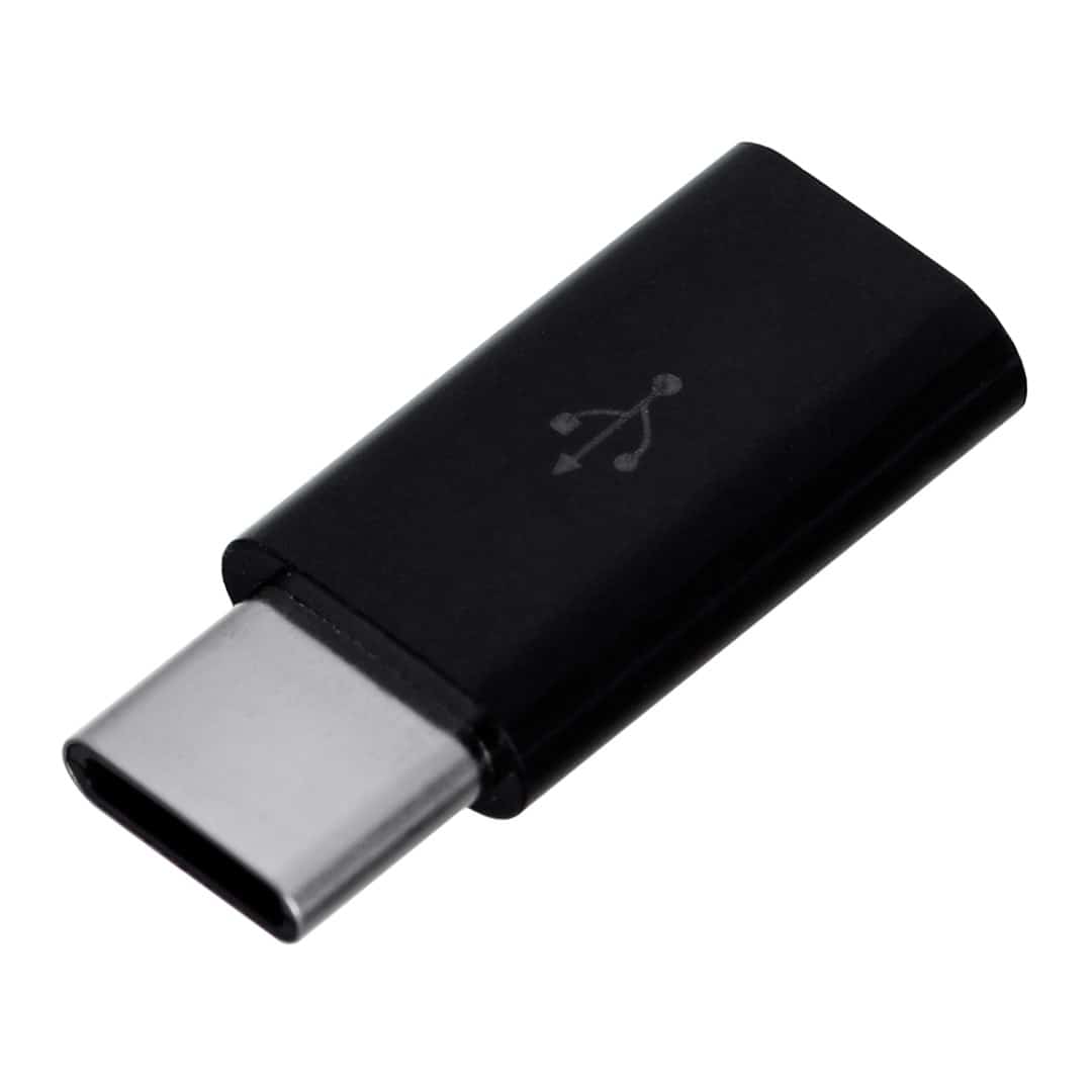 Adapter SAVIO AK-31/B Micro USB do USB-C czarny