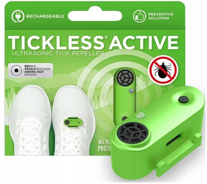 Tickless Active Green - Odstraszacz kleszczy dla ludzi