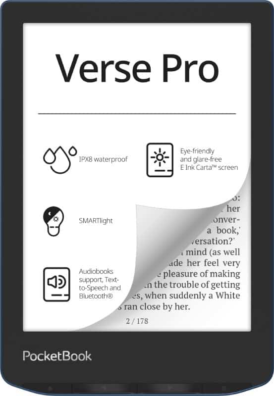 Czytnik Ebook PocketBook Verse Pro 634 6" 16GB Wi-Fi