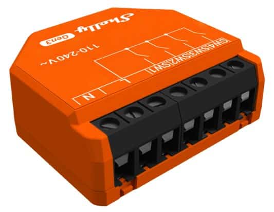 Czterokanałowy kontroler wejściowy WiFi Shelly i4 Gen3