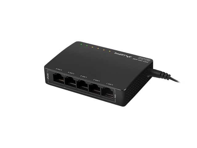 LANBERG SWITCH POE DSP3-1005-60W 5-Port 1GB/S