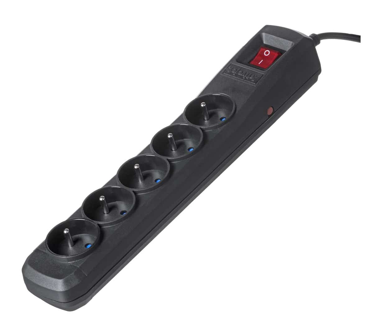 Listwa zasilająca Activejet 5 gniazd, 3 m, czarna