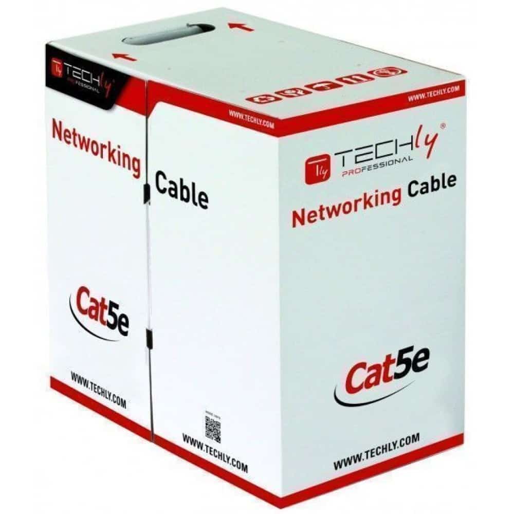 TECHLY SKRĘTKA F/UTP CAT5E DRUT 305M CCA ZEWN