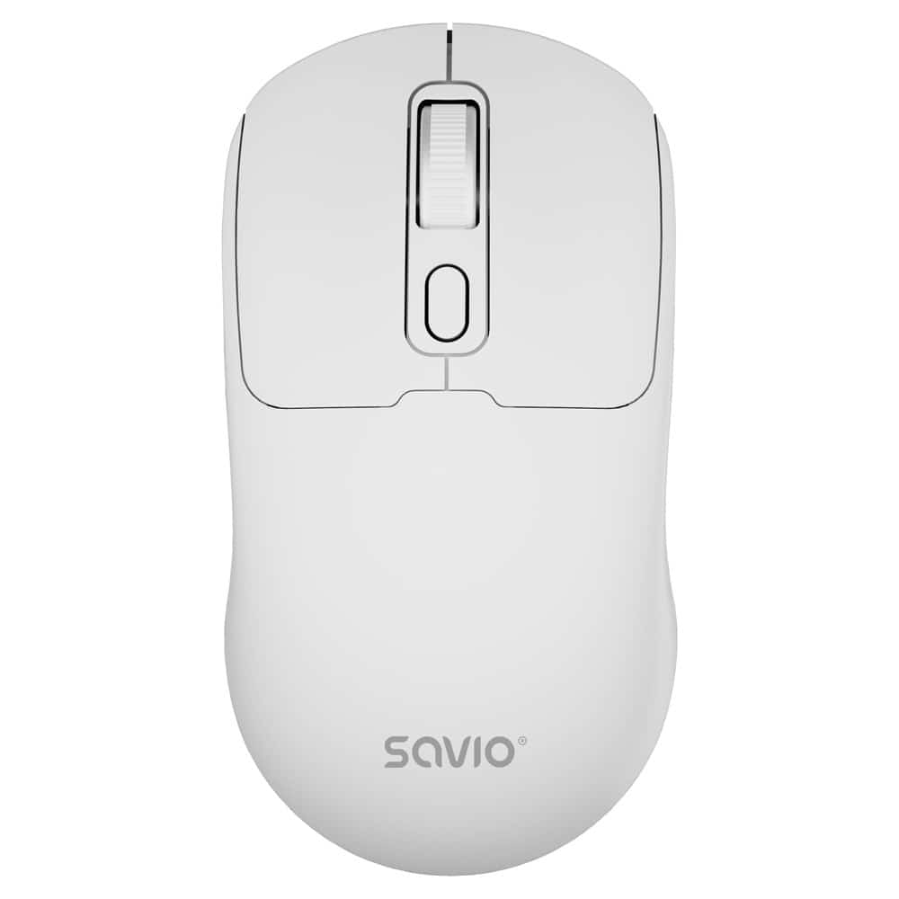 SAVIO MYSZ BEZPRZEWODOWA BT 2.4 GHZ BIAŁA MB-05
