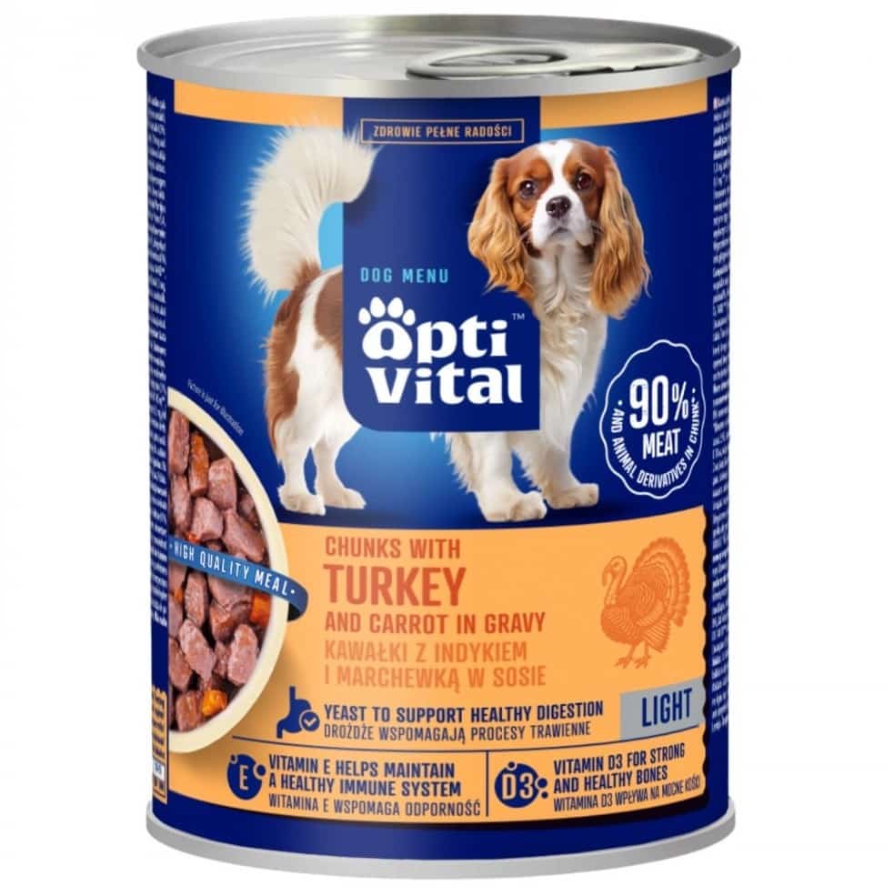 OptiVital puszka - soczyste kawałki 415g