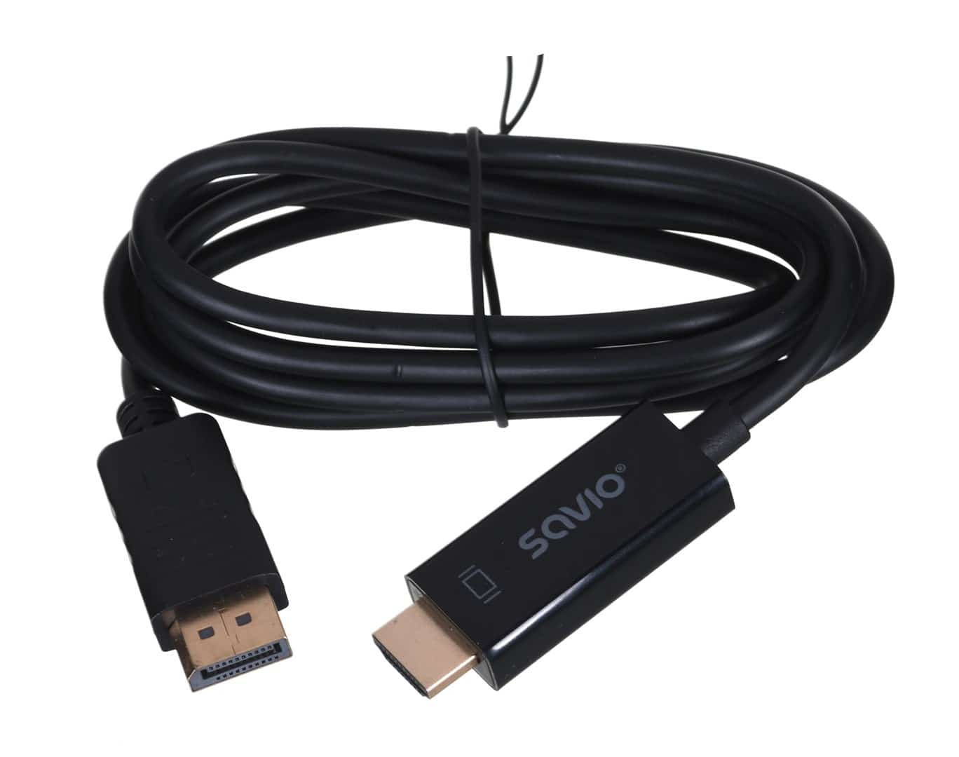 Kabel SAVIO CL-56 DisplayPort do HDMI, 1,5m, czarny