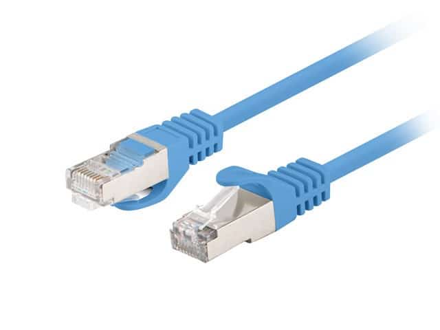 PATCHCORD KAT.5E UTP 0.5M NIEBIESKI FLUKE 10-PACK