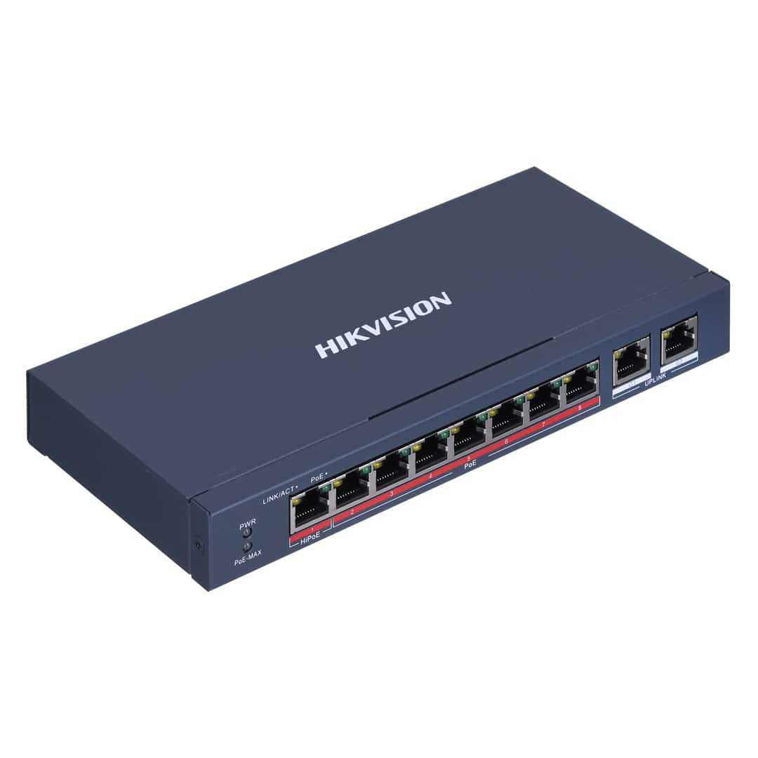 Switch HikVISION DS-3E0310HP-E 10-Portowy