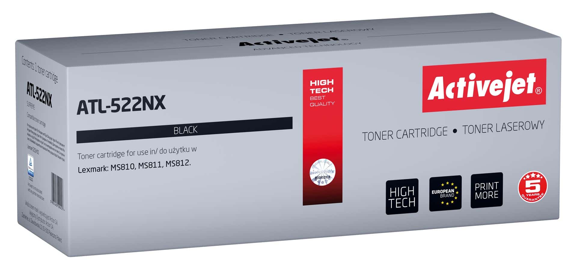 Activejet ATL-522NX Toner Zamiennik Lexmark 52D2H00