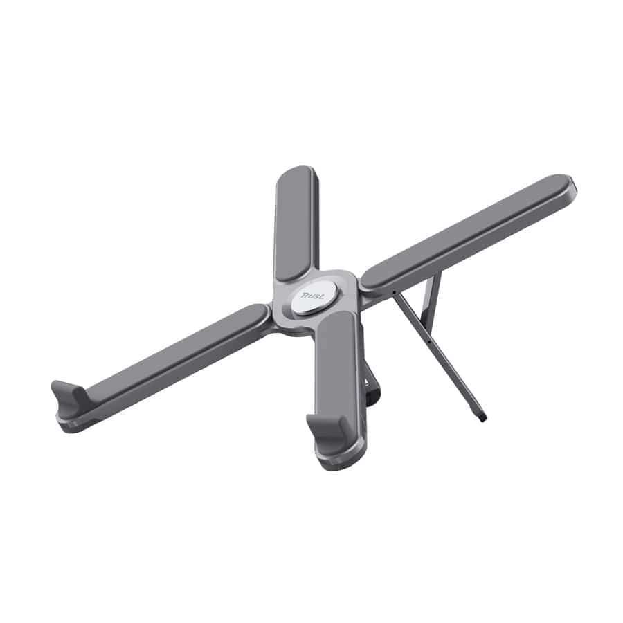 Podstawka pod laptopa Trust MACY FOLDABLE METAL Grey
