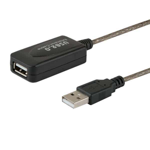 Kabel SAVIO cl-76 USB 2.0, 5m, czarny