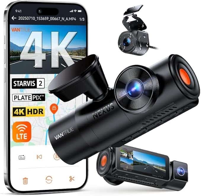 Wideorejestrator Vantrue N4 PRO S 2 Kanąl