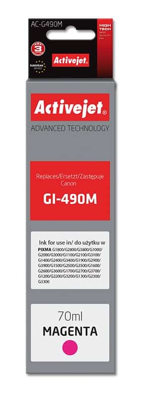 Activejet AC-G490M Tusz 70 ml, Kompatybilny z Canon