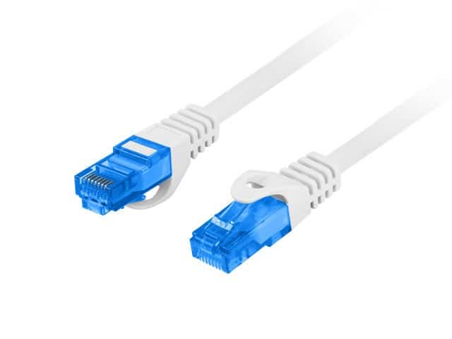 LANBERG PATCHCORD S/FTP KAT.6A 1M SZARY LSZH CCA