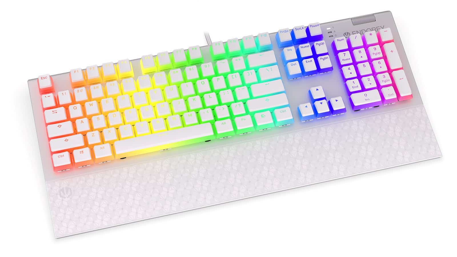 Klawiatura ENDORFY Omnis Pudding Onyx White Brown RGB