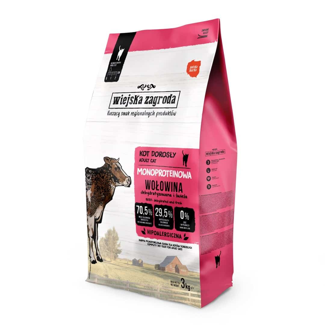Wiejska Zagroda Wołowina monobiałkowa 3kg