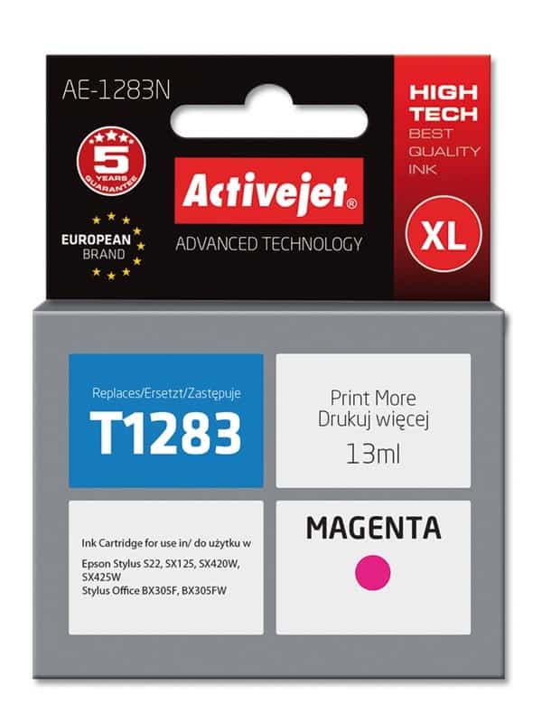Activejet AE-1283N Tusz 13ml Czerwony Do Epson