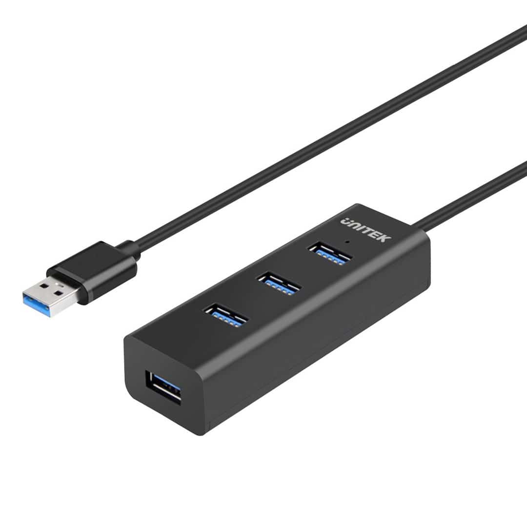 UNITEK HUB 4X USB 3.0 Y-3089 - Czarny