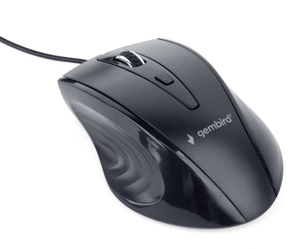 Mysz GEMBIRD MUS-4B-02 Optyczna 1200 DPI Czarna