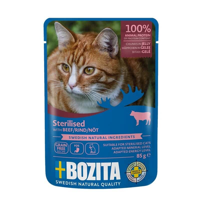Bozita Sterylizowane kawałki w galarecie 85g