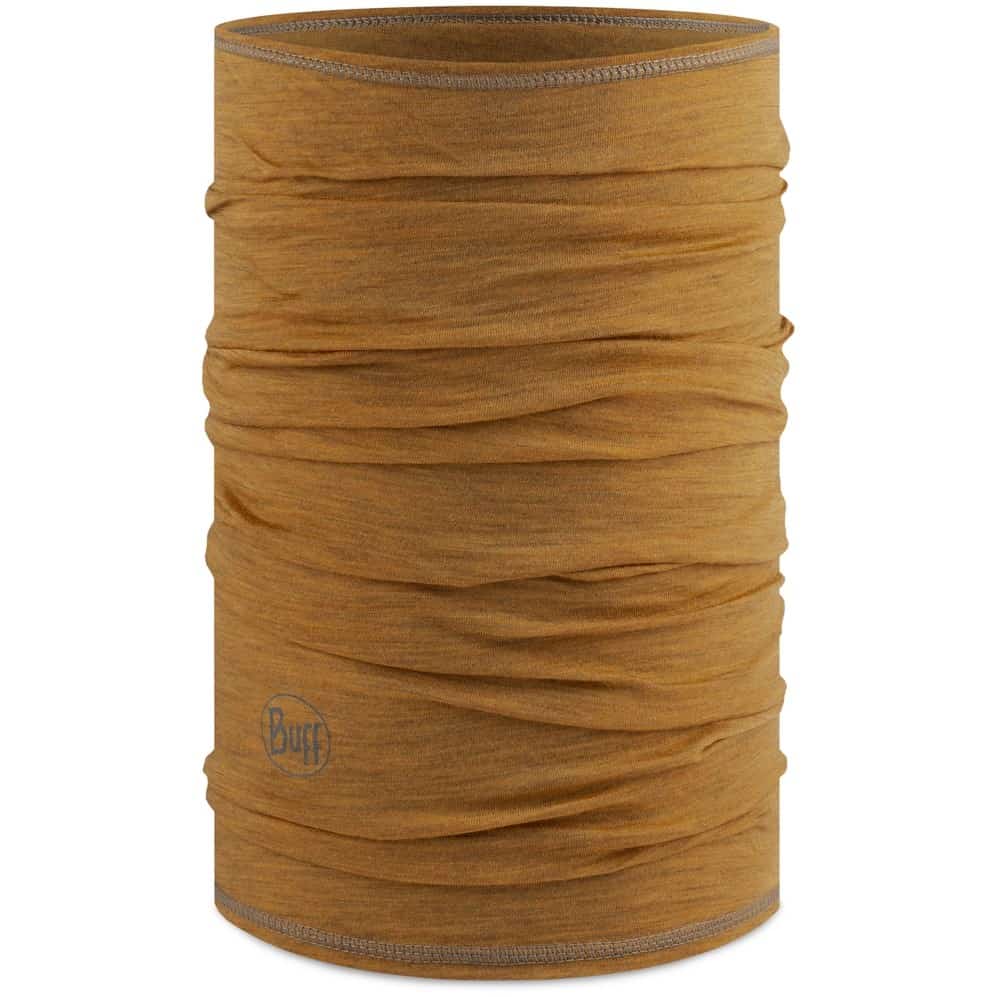 Chusta Buff Merino Lightweight, solid mustard