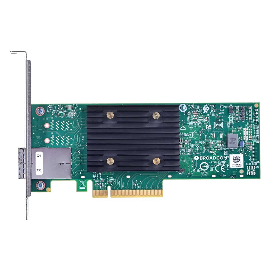 Broadcom HBA 9500-8e 12Gb/s SAS/SATA/NVMe PCIe 4.0