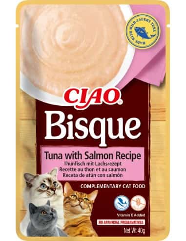 INABA CIAO Gęsta zupa z tuńczykiem i łososiem 40g