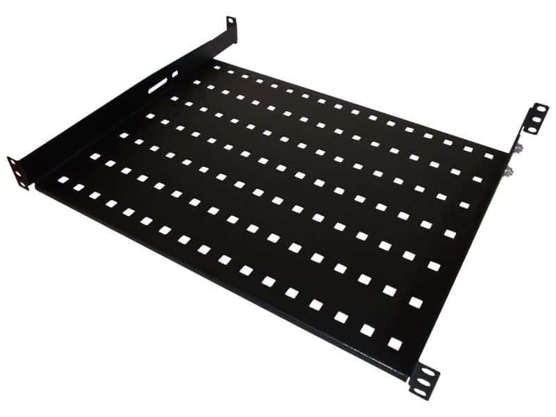 ALANTEC Półka Stała 19" 1U, Czarna