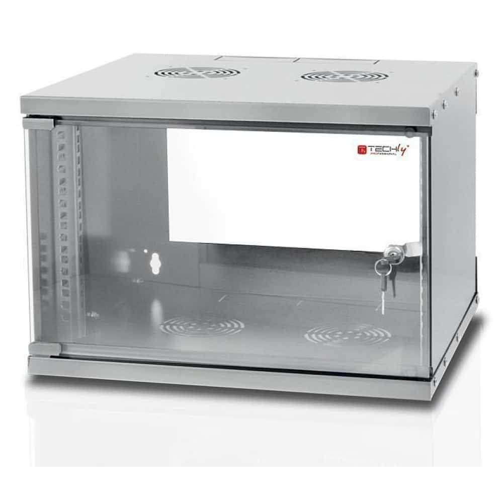 TECHLY SZAFKA WISZĄCA ECO 19 6U/450MM SZARA 15 LAT GWARANCJI