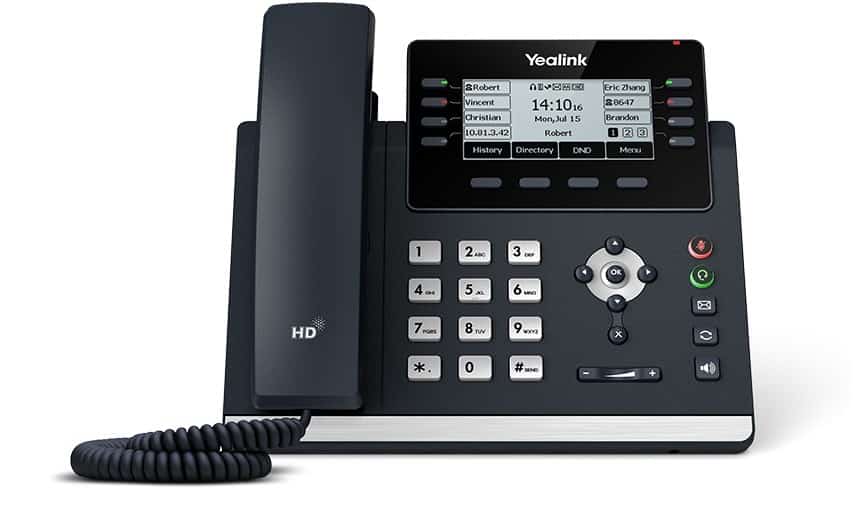 Yealink SIP-T43U Telefon Szary Biurko \u0026 \u00c5ciań