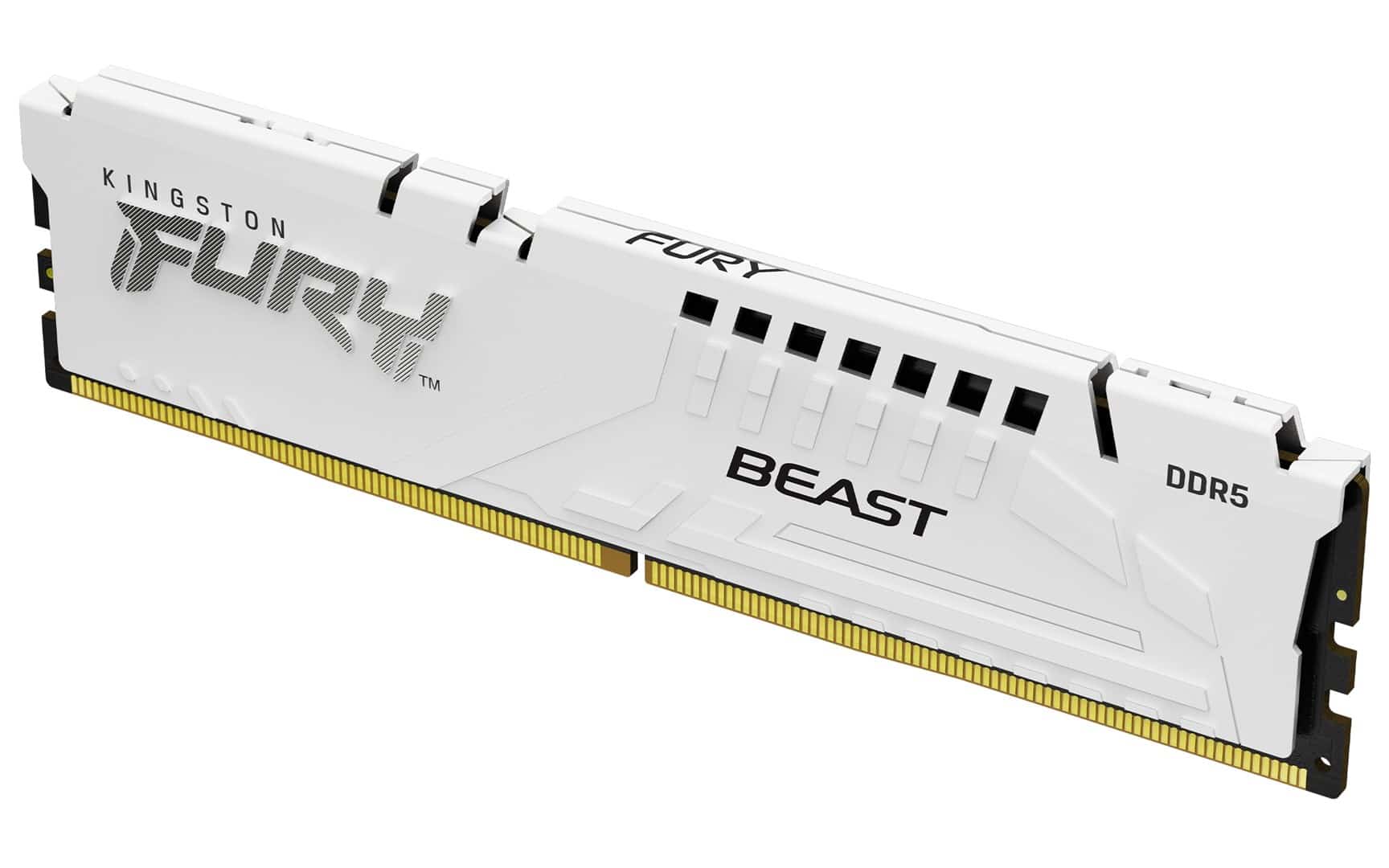 Pamięć RAM Kingston FURY Beast DDR5 6000 MHz, CL40, biała