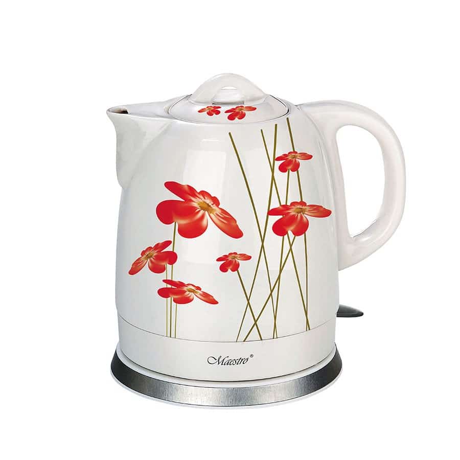 Czajnik elektryczny ceramiczny MAESTRO MR-066, czerwony, 1,5 l