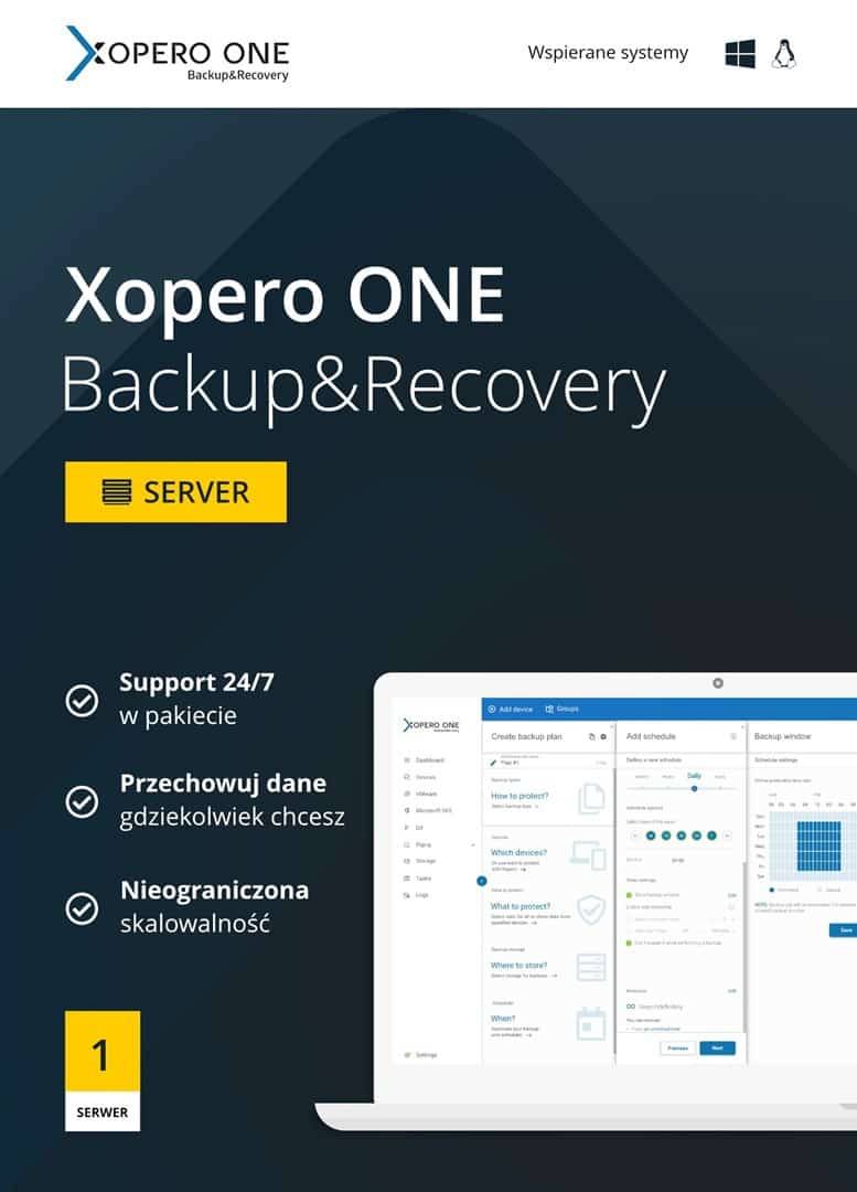 Xopero ONE 1x NAS 5 TB + Support Standard