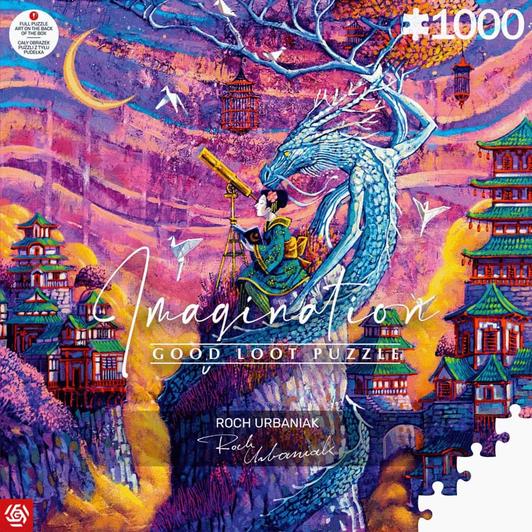 Puzzle Good Loot Imagination Puzzle: Roch Urbaniak Sakura i Ryu 1000 elementów