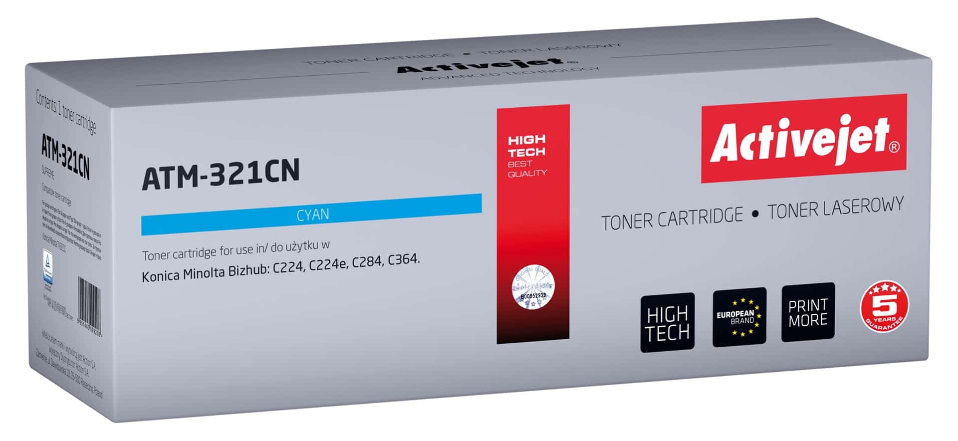 Activejet ATM-321CN Toner - Zamiennik TN321C