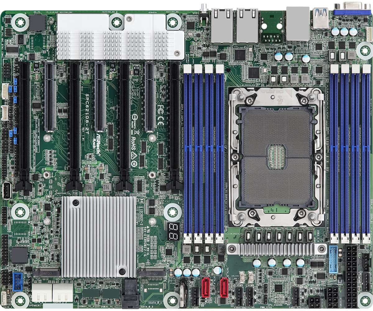 Płyta główna ASRock SPC621D8-2T LGA4189 Intel Xeon