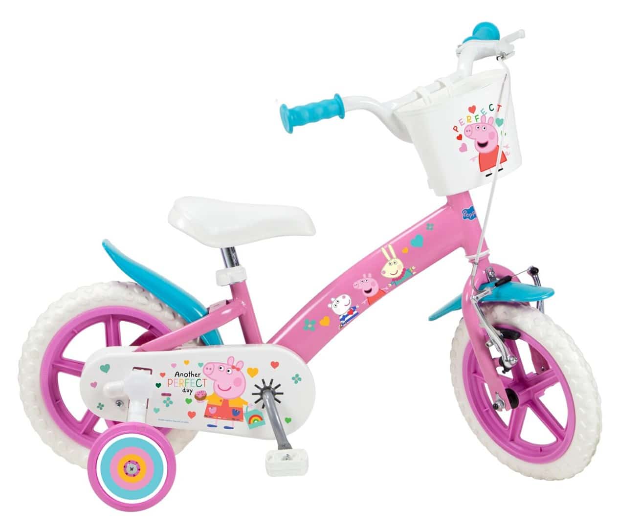 Rower dziecięcy 12" Świnka Peppa 1195 Pink