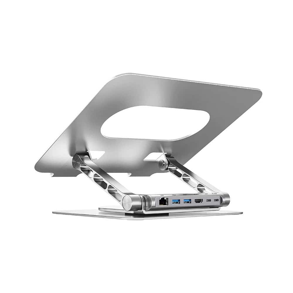 UNITEK PODSTAWKA POD LAPTOP + HUB USB-C, HDMI 1.4