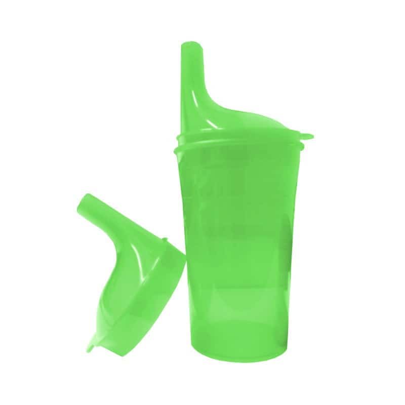 Bezpieczny kubek do jedzenia i picia zielony 250ml