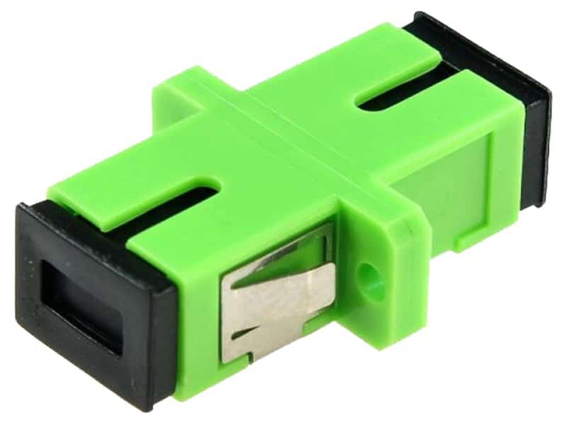 Adapter światłowodowy FOA-SCA-SMS, Zielony, 1 szt.