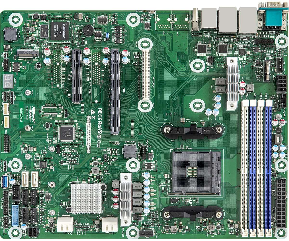 Płyta główna ASRock B550D4M 1x AM4 AMD Ryzen