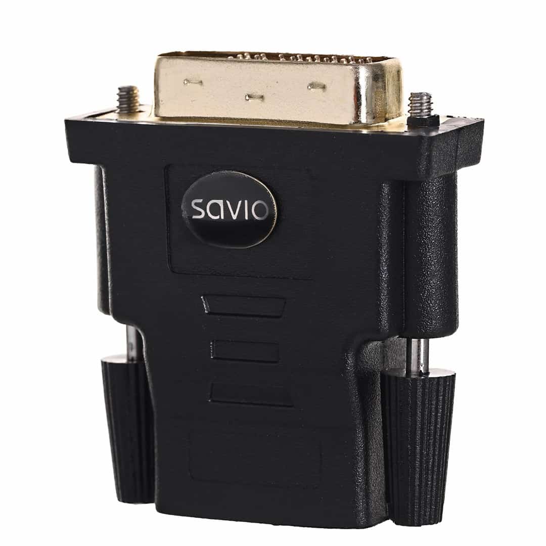 Adapter SAVIO cl-21 HDMI do DVI-D czarny
