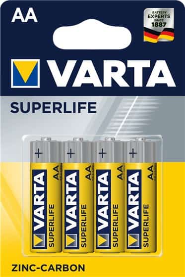 Zestaw 4 baterii VARTA Superlife AA R6