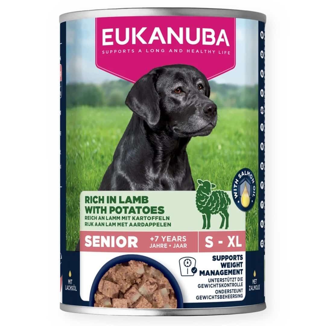 EUK DOG CAN LC SR AB LMB&POT 400G - Mokra Karma