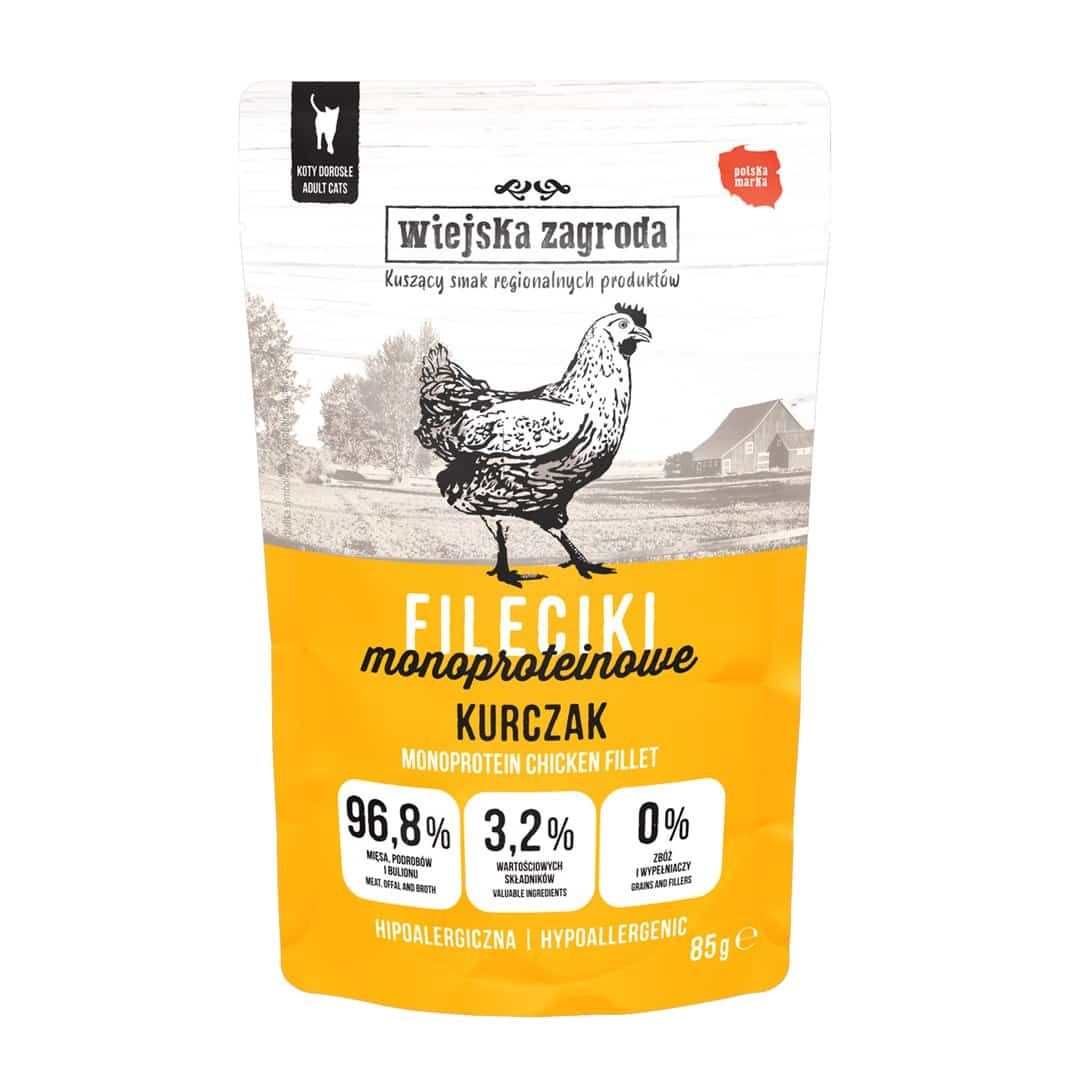 Fileciki Kurczak 85g - Karma dla Kota