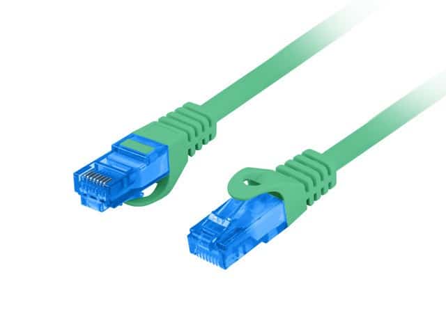 LANBERG PATCHCORD S/FTP KAT.6A 20M ZIELONY LSZH CCA