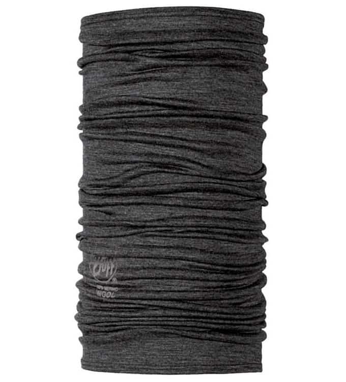 Chusta Buff Merino Lightweight, szara