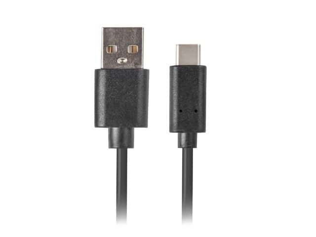 Kabel Lanberg QC 3.0 USB 2.0 do USB-C 1m